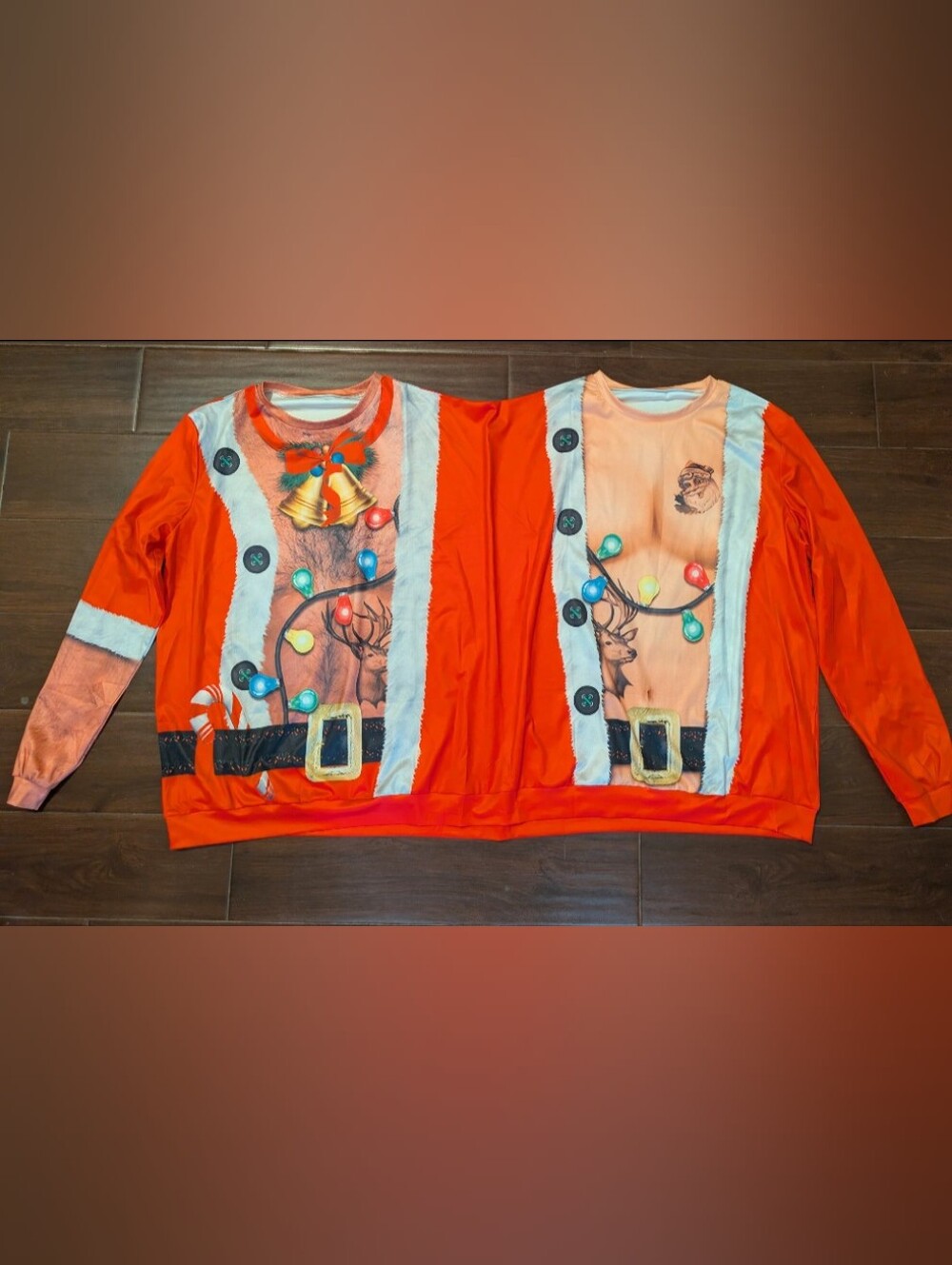 Amazon Men’s Holiday Couple Ugly Sweatshirt